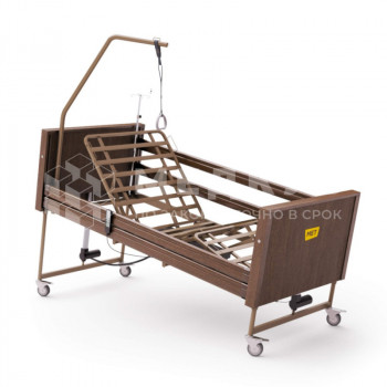 Кровать функциональная МЕТ TERNA WENGE медицинская с регулировкой высоты - ViaMedis