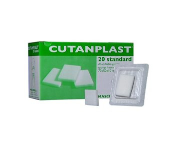 Губка гемостатическая абсорбирующая желатиновая стерильная Mascia Brunelli Cutanplast Standart - ViaMedis