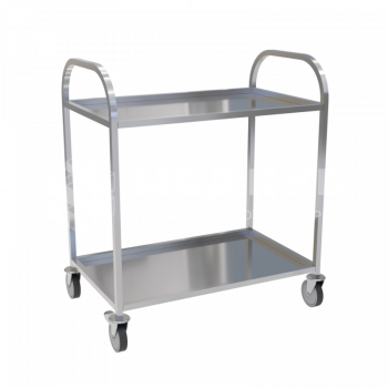 Тележка медицинская с полками Меделия М-СС-80 (2 полки, 800*500*930) - ViaMedis
